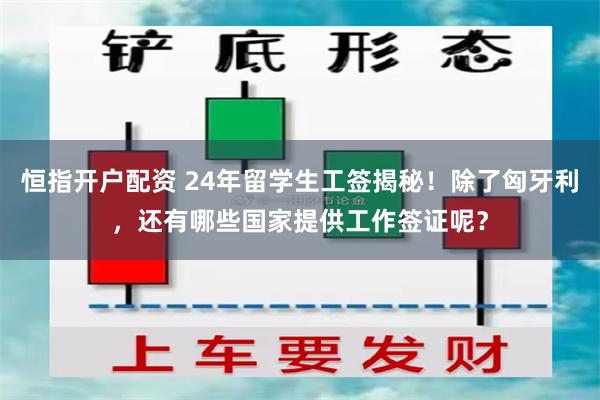 恒指开户配资 24年留学生工签揭秘！除了匈牙利，还有哪些国家提供工作签证呢？