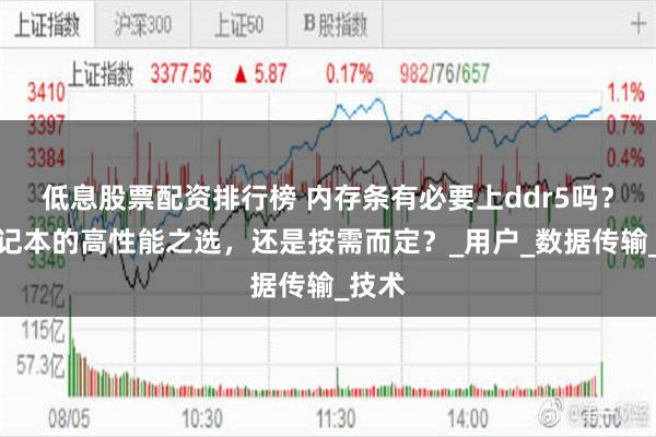 低息股票配资排行榜 内存条有必要上ddr5吗？新笔记本的高性能之选，还是按需而定？_用户_数据传输_技术