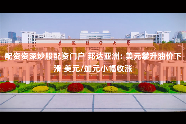 配资资深炒股配资门户 邦达亚洲: 美元攀升油价下滑 美元/加元小幅收涨