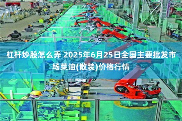 杠杆炒股怎么弄 2025年6月25日全国主要批发市场菜油(散装)价格行情