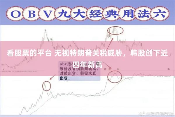 看股票的平台 无视特朗普关税威胁，韩股创下近四年新高