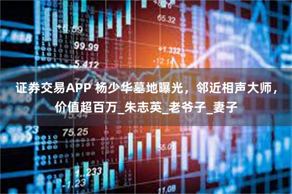 证券交易APP 杨少华墓地曝光，邻近相声大师，价值超百万_朱志英_老爷子_妻子