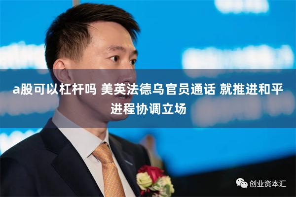 a股可以杠杆吗 美英法德乌官员通话 就推进和平进程协调立场